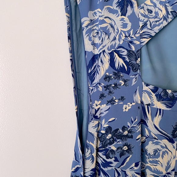 Donna Ricco Strapless Midi Floral Belted Dress - Picture 6 of 13